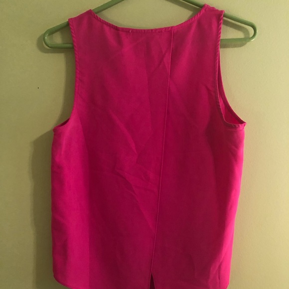 Bright Pink Open Back Tank - Picture 2 of 3